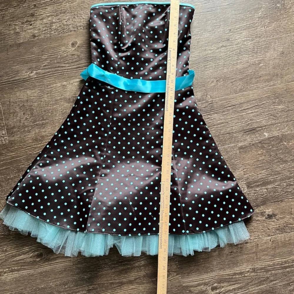 Vintage Jessica McClintock for Gunne Sax Strapless Party Dress, Size 3 - Picture 3 of 10